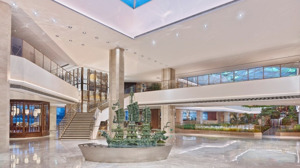 广州白天鹅宾馆大堂图片