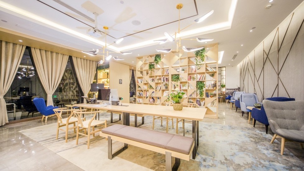 南京胜太西路亚朵酒店大堂图片