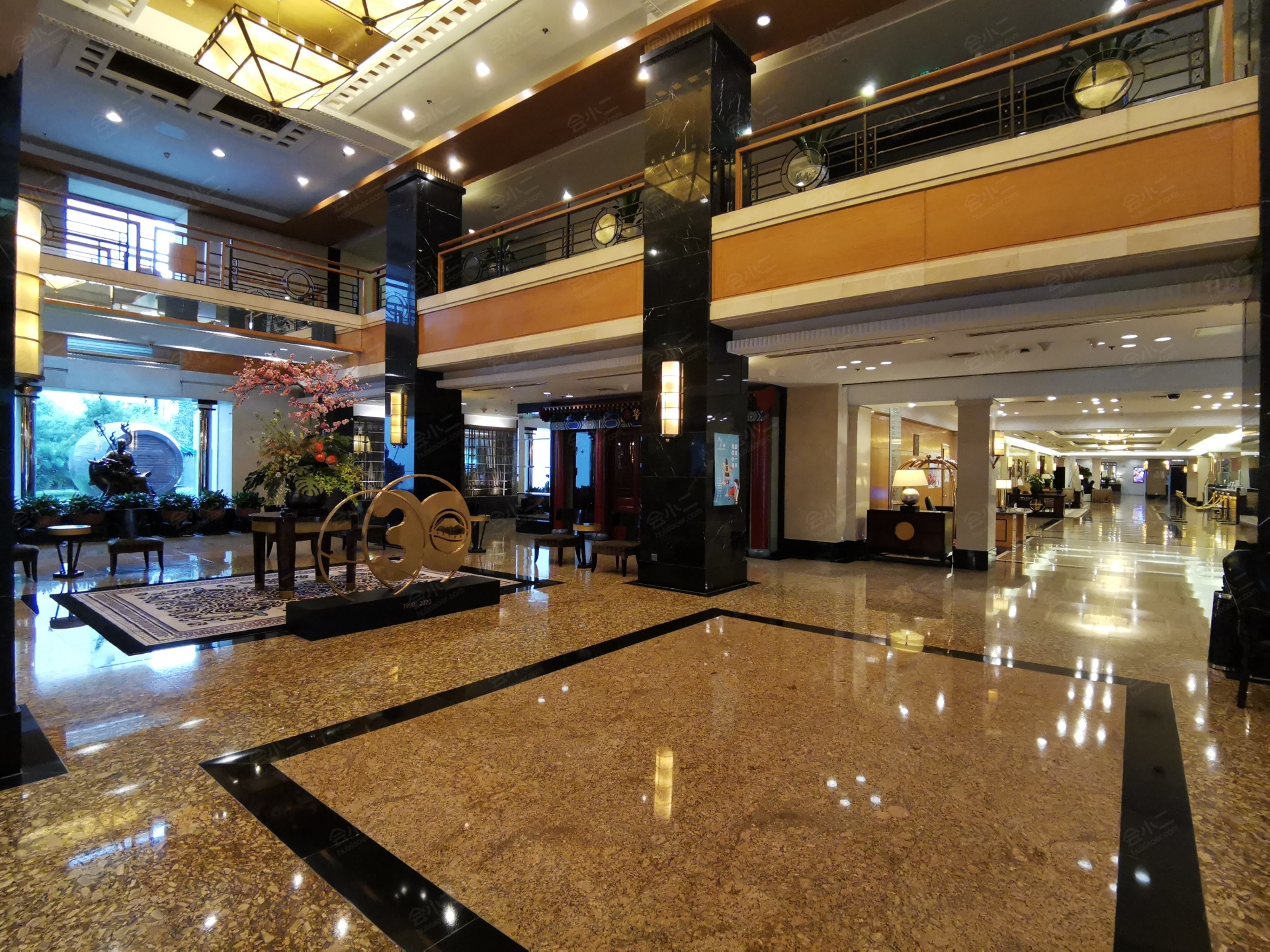 北京长富宫饭店大堂图片