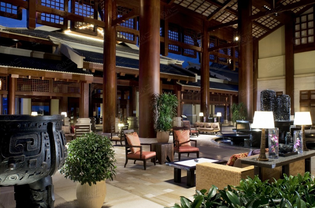 金茂三亚亚龙湾丽思卡尔顿酒店酒店大堂