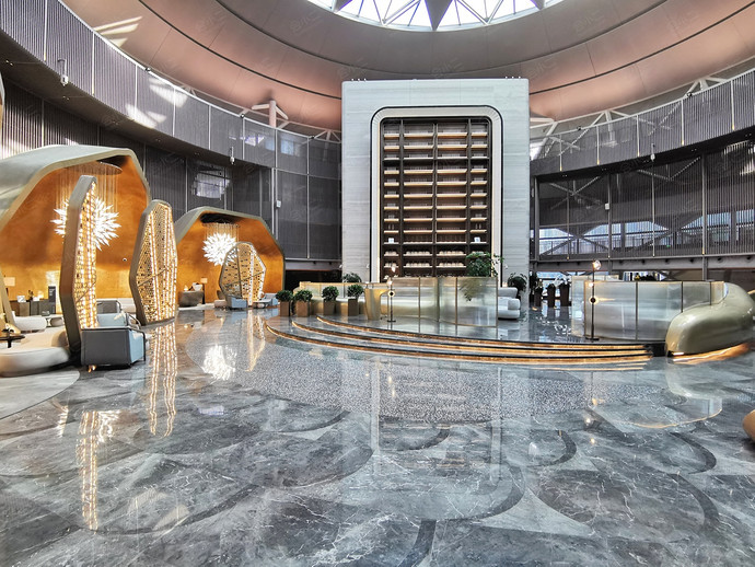 上海滴水湖洲际酒店大堂