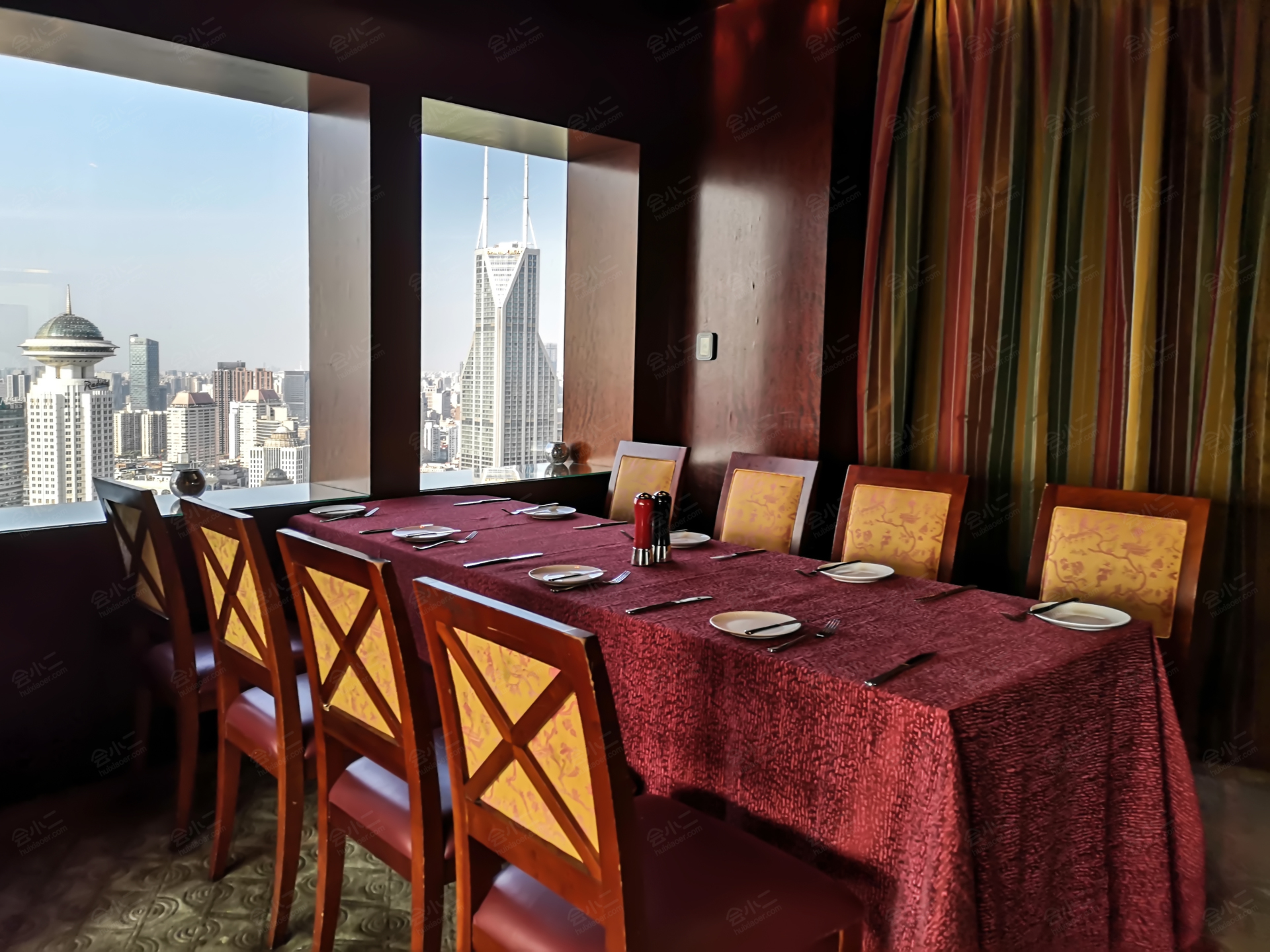 上海明天广场jw万豪酒店餐厅图片