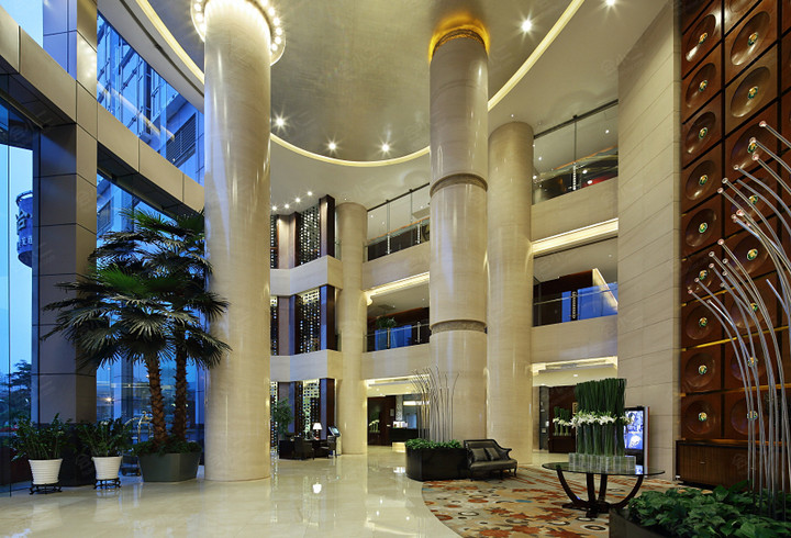 深圳百合酒店大堂图片