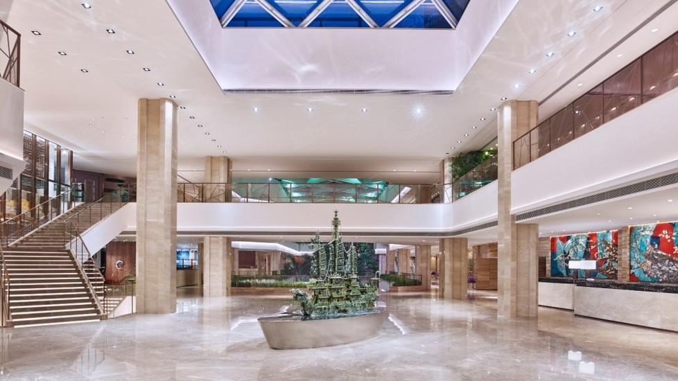 广州白天鹅宾馆大堂图片