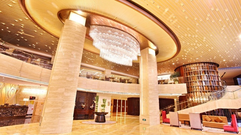 厦门明发国际大酒店大堂图片