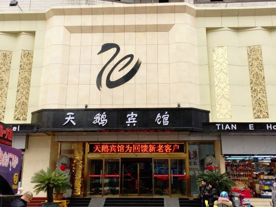 郑州中原大厦天鹅宾馆外观