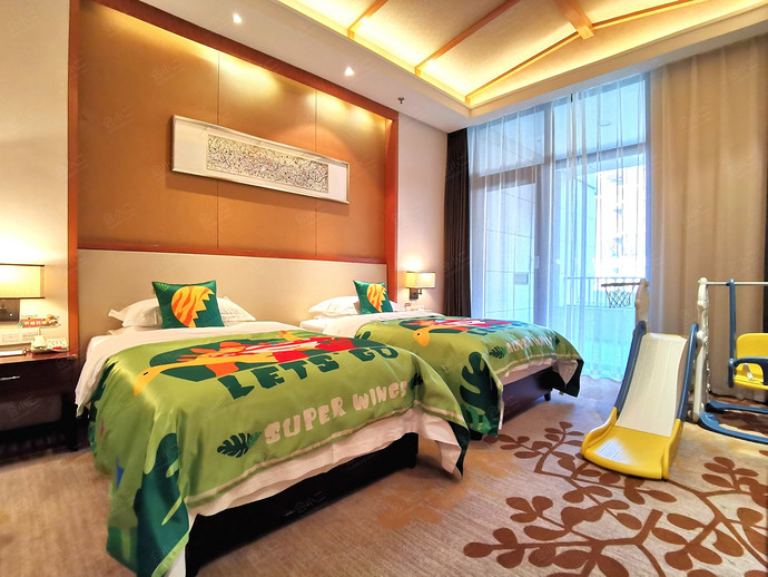 固安瑞阁温泉酒店亲子双床房