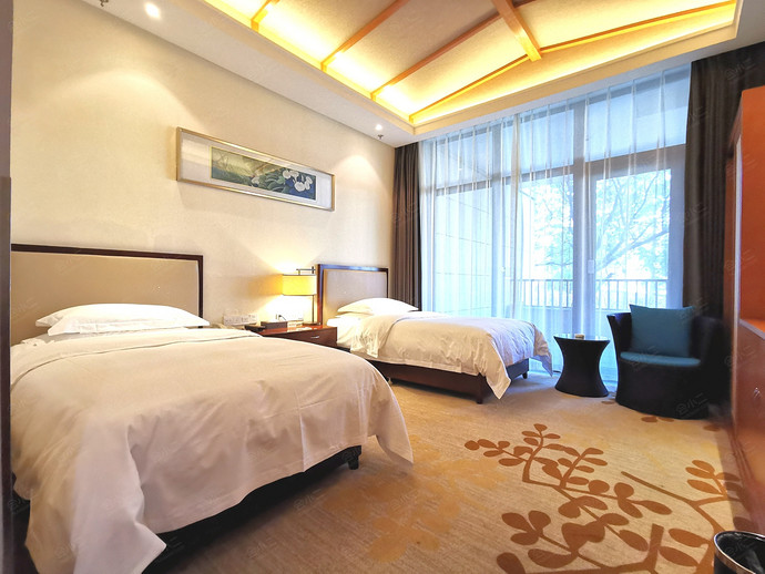 固安瑞阁温泉酒店无障碍双床房