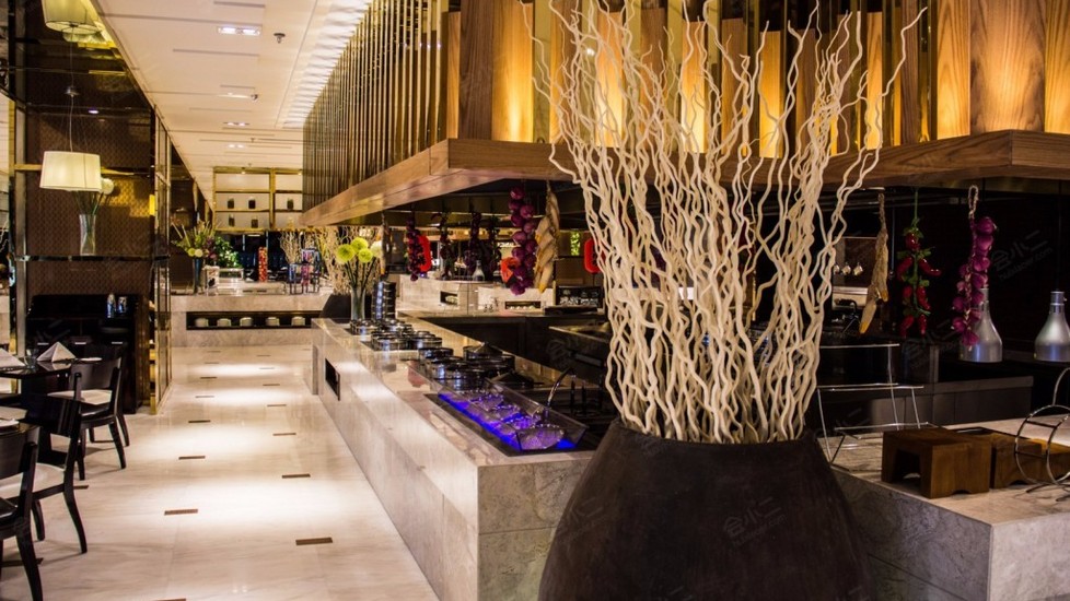 天津社会山会议度假酒店群餐厅图片