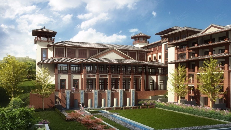 北京海湾半山温泉酒店外观图片