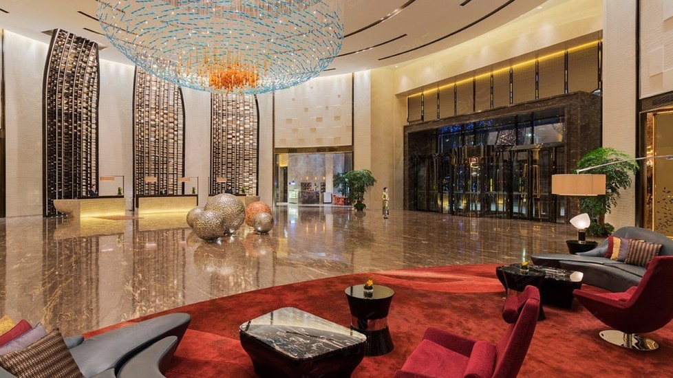 江门万达嘉华酒店大堂图片