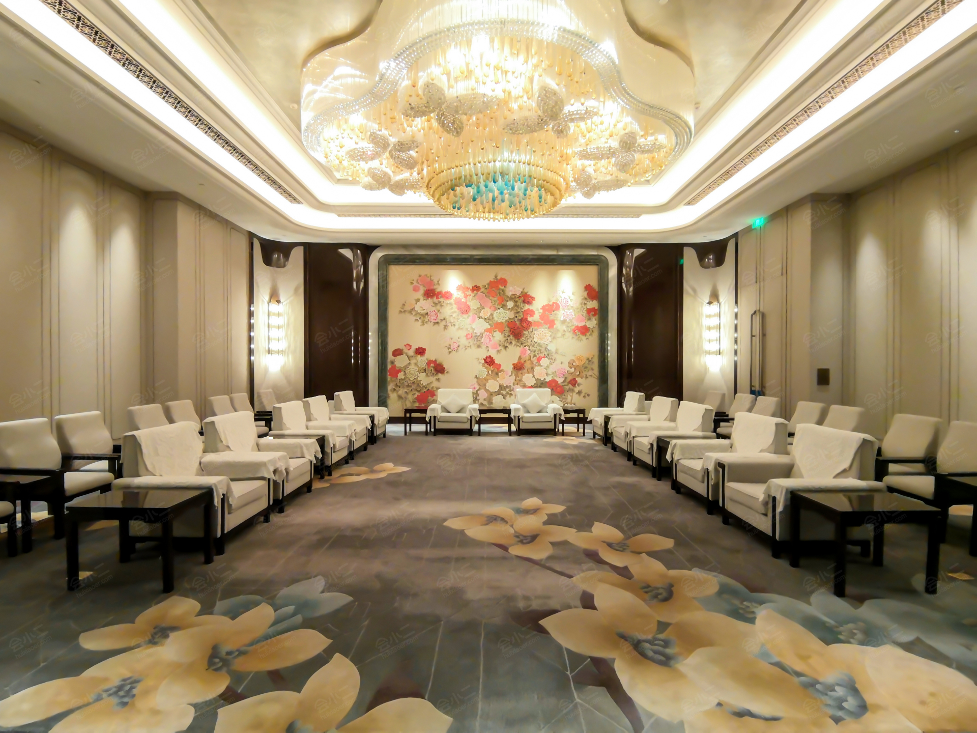 哈尔滨万达文华酒店vip室特写