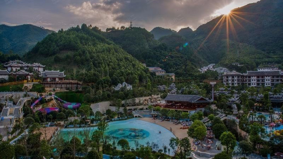 贵州剑河温泉城外观图片