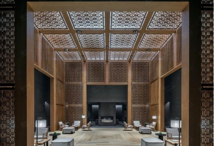 上海养云安缦酒店大堂图片