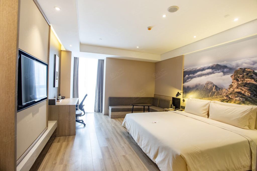 西安高新锦业路亚朵酒店客房图片