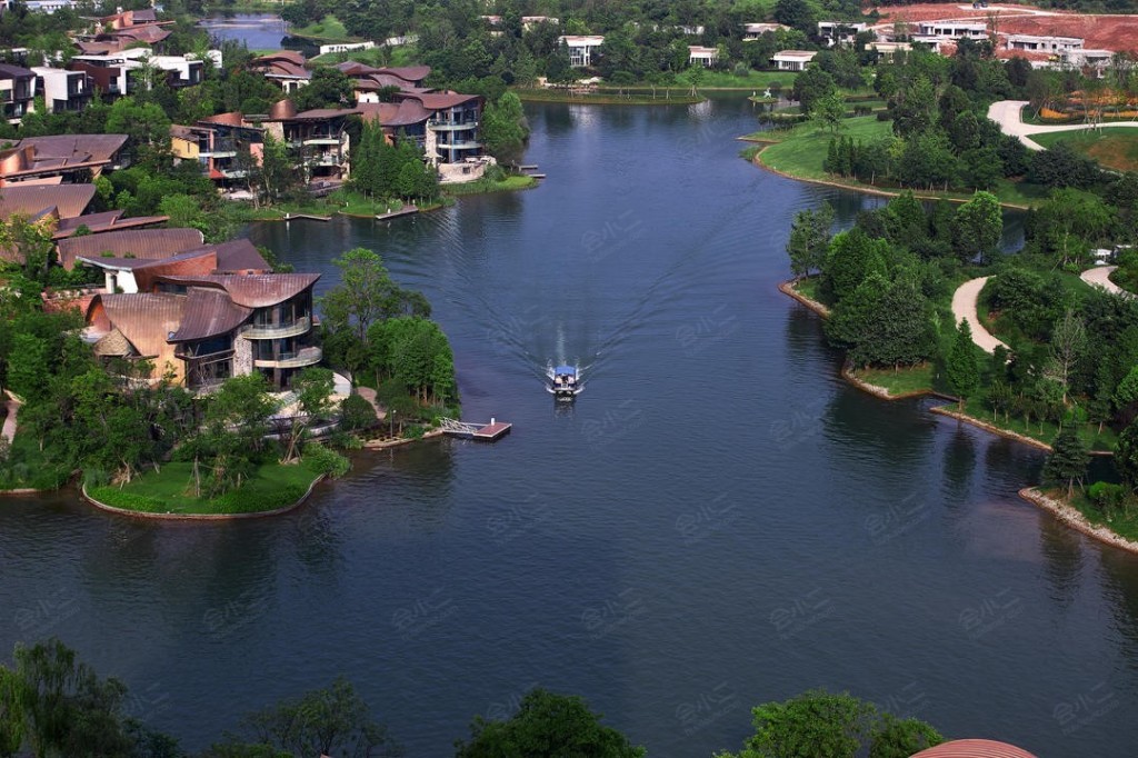 成都麓湖水上剧场环境图片