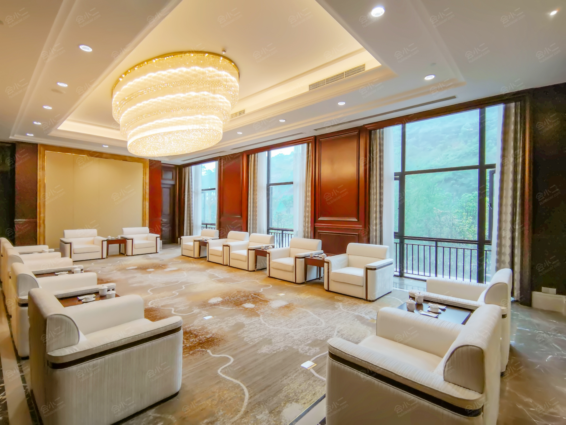 重庆帕格森蒂两江蒂苑酒店vip室对角