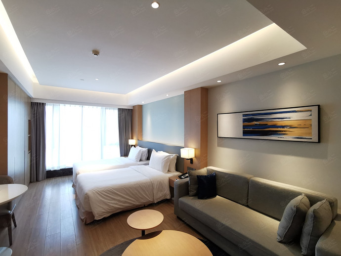 杭州紫金港莎玛酒店豪华双床房