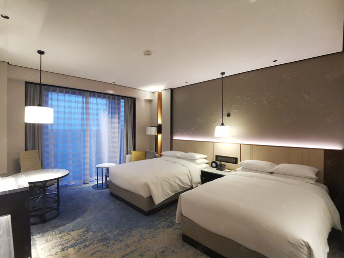 上海中优城市万豪酒店行政双床房