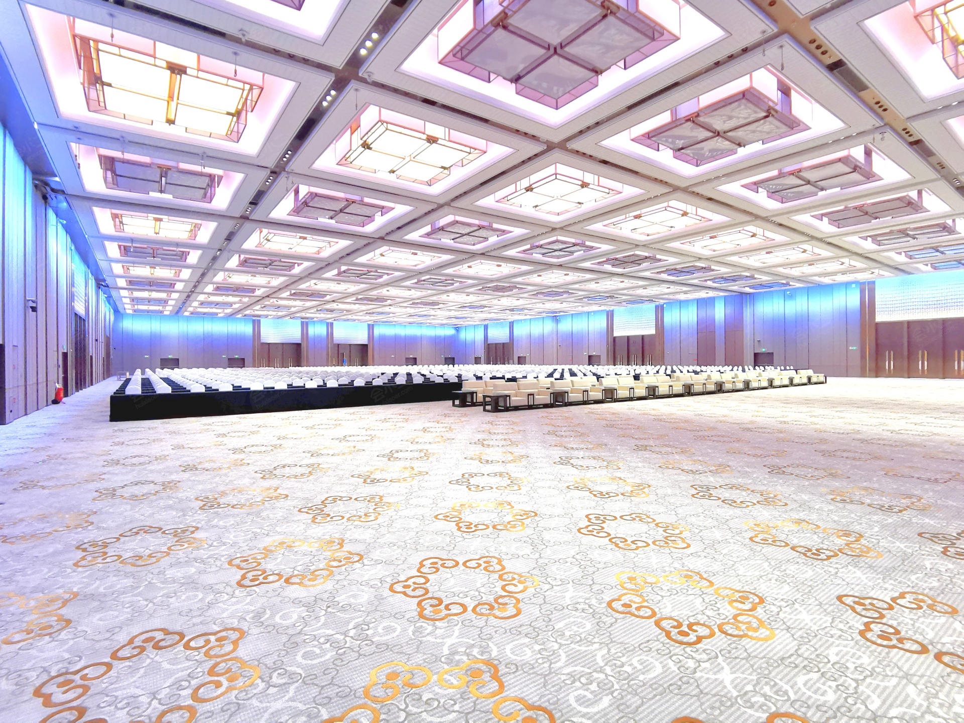 成都空港国际会议中心及酒店会场大宴会厅高清图片_vr全景图片-【会小二】
