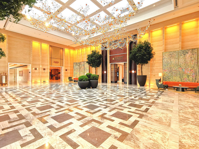 上海虹桥机场香格里拉及盛贸酒店公共大堂