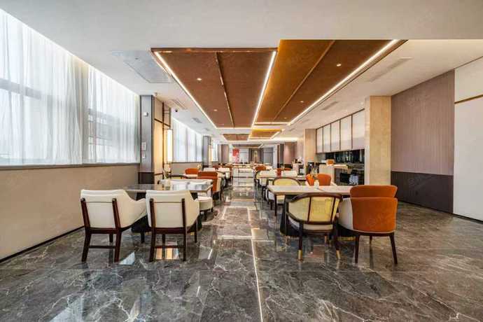 东谷酒店天津奥体中心王顶堤地铁站店早餐厅